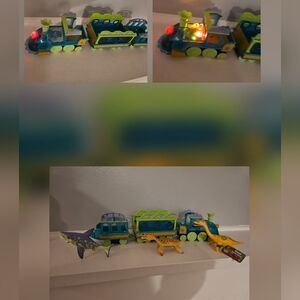 Dinosaur Train Sea Train Sounds And Lights Elmer Nwt Carla And Paulie